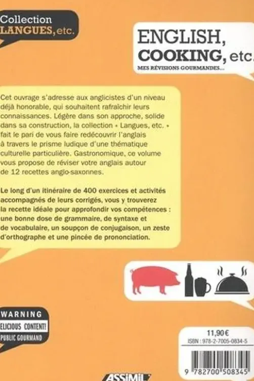English, cooking, etc. Mes révisions gourmandes..., Hélène Bauchart