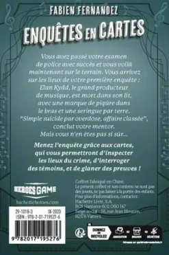 Enquêtes en cartes. Les dernières notes, Fabien Fernandez