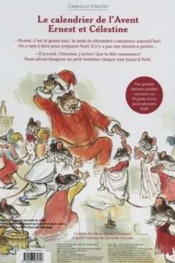 Ernest et Célestine : Le calendrier de l'avent. Une grande histoire racontée en 24 petits livres pour attendre Noël, Gabrielle Vincent