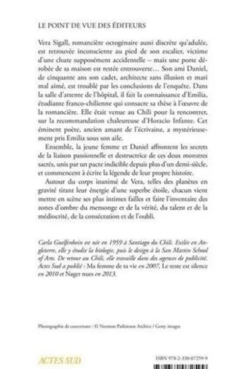 Etre à distance, Carla Guelfenbein