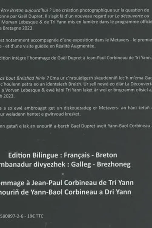 Etre ou ne pas être Breton aujourd'hui ? Un nouveau regard sur la découverte ou l'ignorance de Morvan Lebesque & Tri Yann, Edition bilingue français-breton, Gaël Dupret