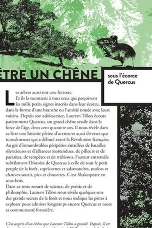 Etre un chêne. Sous l'écorce de Quercus, Laurent Tillon