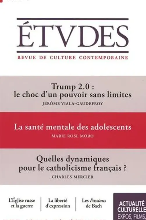 Etudes N° 4325, avril 2025, François Euvé