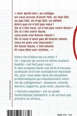 Excuses exquises. Manuel de survie en milieu scolaire hostile, Rachel Hausfater