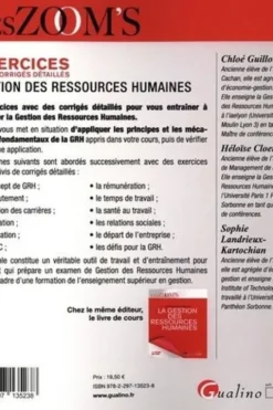 Exercices avec corrigés détaillés Gestion des ressources humaines. Edition 2021-2022, Chloé Guillot-Soulez