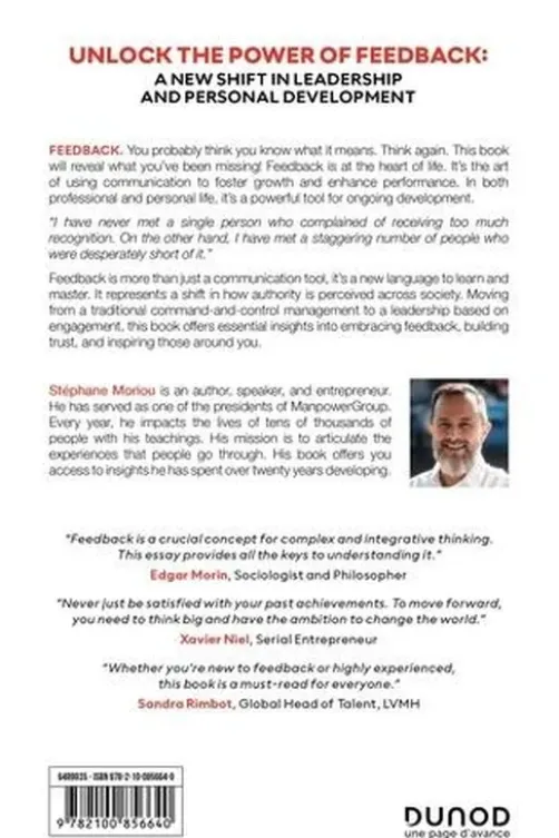 Feedback : The power of conversations. The art of giving and receiving, Edition en anglais, Stéphane Moriou