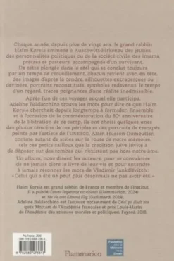 Fragments de mémoire. Voyages à Auschwitz-Birkenau, Haïm Korsia