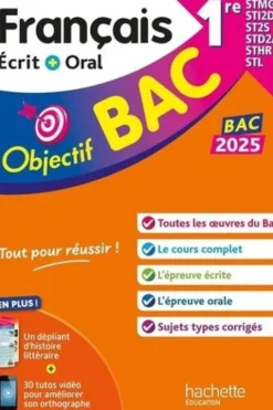 Français écrit + oral 1re STMG-STI2D-ST2S-STL-STD2A-STHR. Edition 2025, Sofia Rossignol