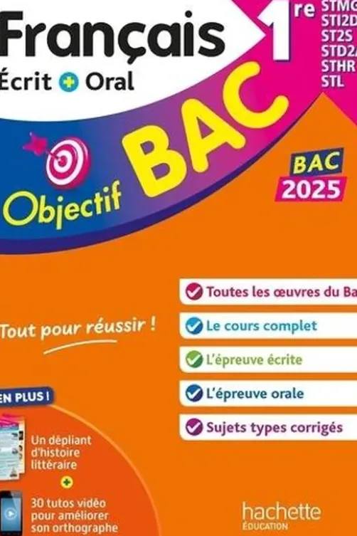 Français écrit + oral 1re STMG-STI2D-ST2S-STL-STD2A-STHR. Edition 2025, Sofia Rossignol