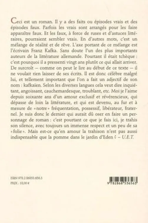 Franz Kafka, suite, Uccio Esposito-Torrigiani