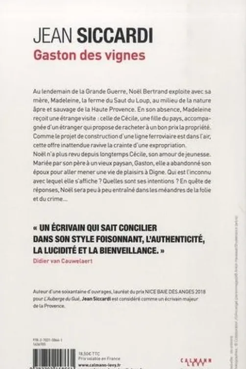Gaston des vignes, Jean Siccardi