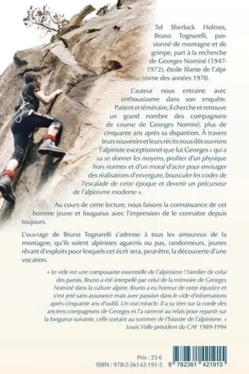 Georges Nominé (1947-1972). Etoile filante de l’alpinisme, Bruno Tognarelli