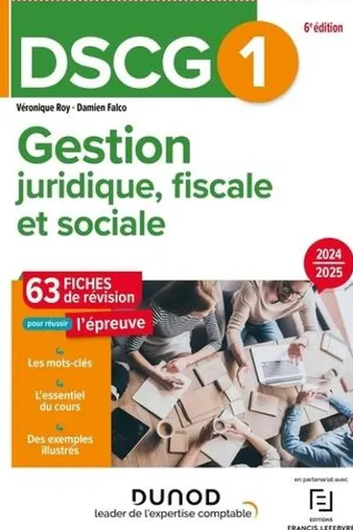 Gestion juridique, fiscale et sociale DSCG 1. Edition 2024-2025, Véronique Roy