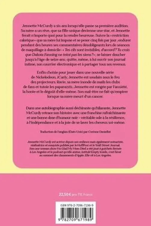 Génial, ma mère est morte !, Jennette McCurdy