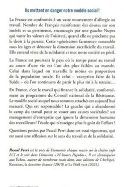 Génération farniente. Pourquoi tant de Français ont perdu le goût du travail, Pascal Perri