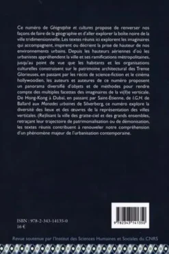 Géographie et Cultures N° 102 : Imaginaires de la v(ill)e en hauteur, Christian Montès