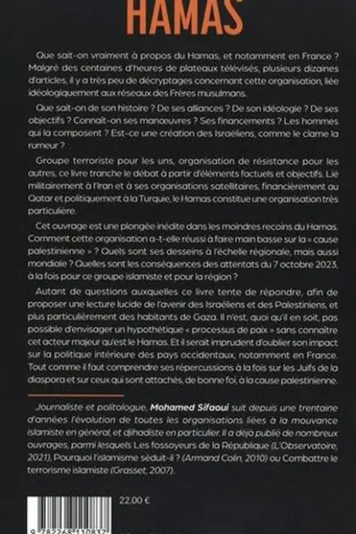 Hamas. Plongée au coeur du groupe terroriste, Mohamed Sifaoui