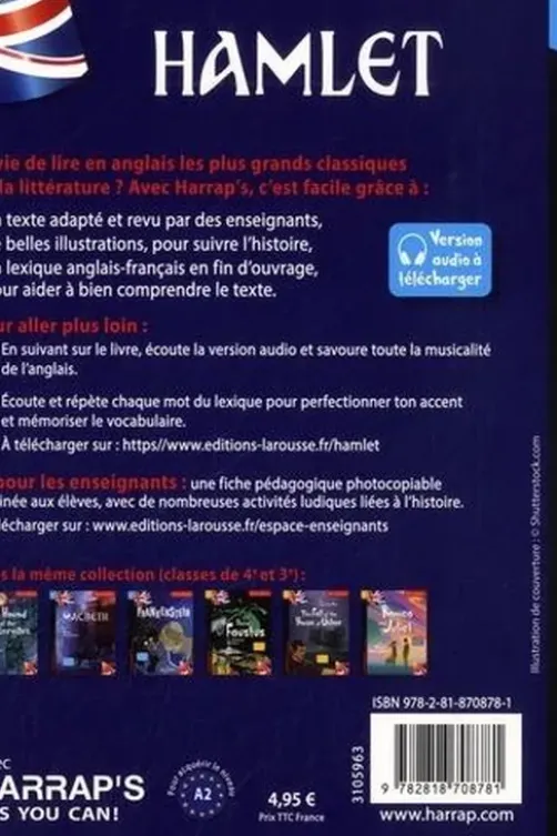Hamlet. 4e, Edition en anglais, William Shakespeare