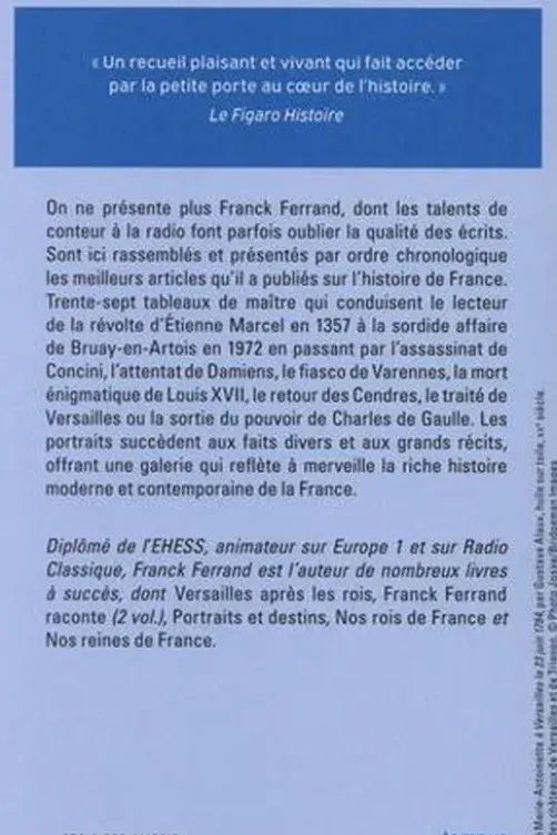 Histoires de France, Franck Ferrand