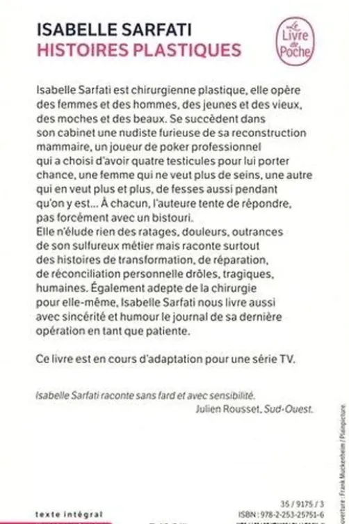 Histoires plastiques, Isabelle Sarfati