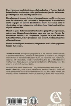 Hommage aux Palestiniennes. Résistantes, intellectuelles, artistes et héroïnes, Thomas Guénolé