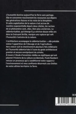 Hors nature. L'enceinte, une figure de la sédentarisation, Frank Rambert