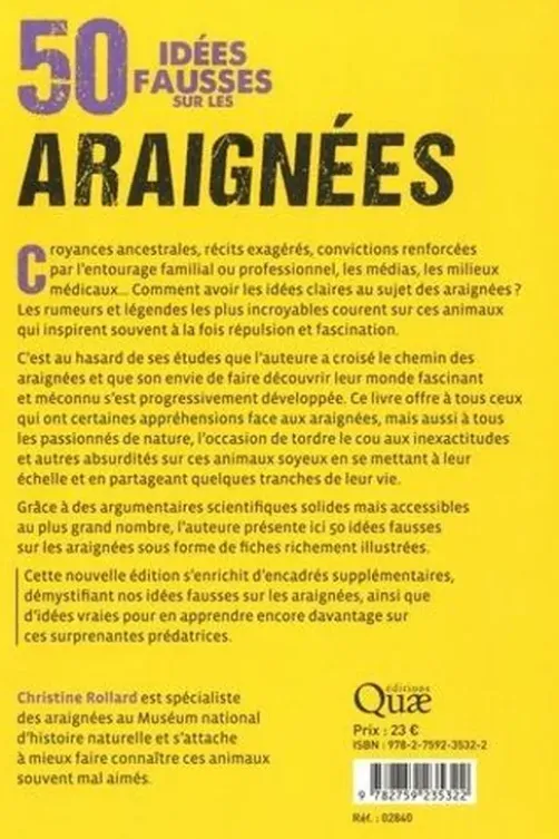 50 idées fausses sur les araignées, Christine Rollard