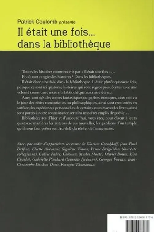 Il était une fois... dans la bibliothèque, Patrick Coulomb