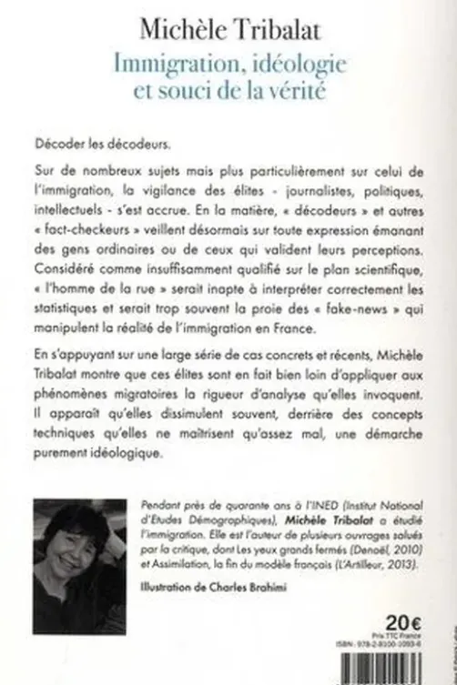 Immigration, idéologies et souci de la vérité, Michèle Tribalat