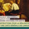 Instructions pour la réalisation d'une carte générale des langues, Wilhelm von Humboldt