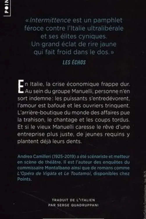Intermittence, Andrea Camilleri
