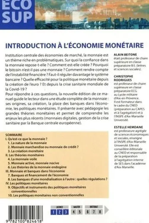 Introduction à l'économie monétaire. 2e édition, Alain Beitone