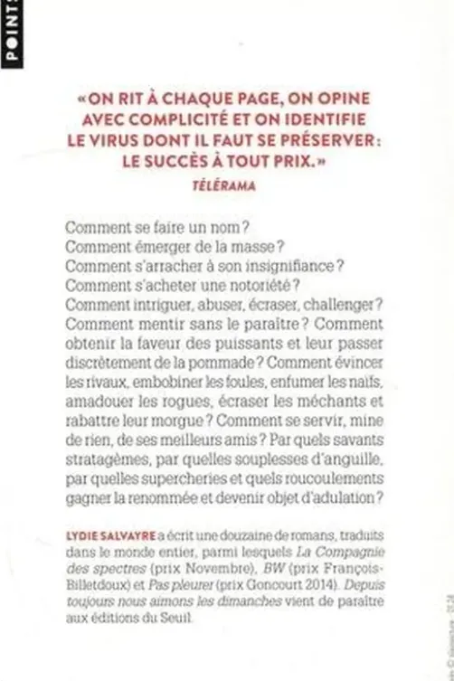 Irréfutable essai de successologie, Lydie Salvayre