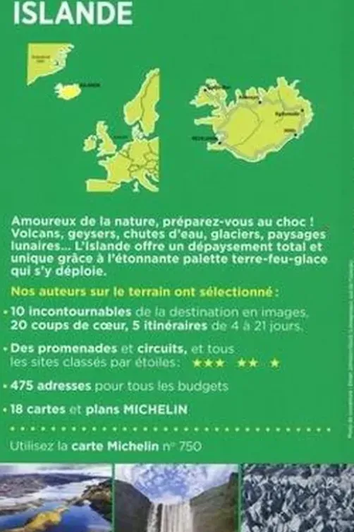 Islande. Edition 2020, Michelin