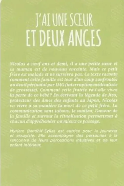 J'ai une soeur et deux anges, Myriam Bendhif-Syllas