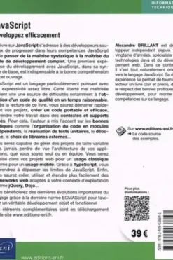 JavaScript. Développez efficacement, 4e édition, Alexandre Brillant