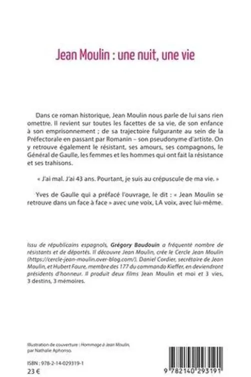 Jean Moulin : une nuit, une vie, Grégory Baudouin