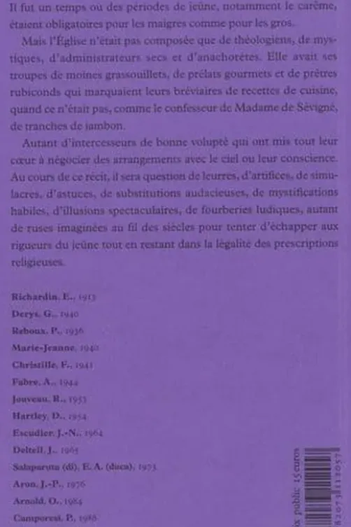 Jeûner sans jeûner. Les secrets du carême des gourmands impénitents, Christine Armengaud