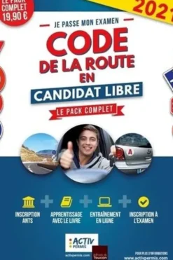 Je passe mon examen code de la route en candidat libre. Edition 2021-2022, Activ Permis