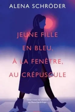 Jeune fille en bleu, à la fenêtre, au crépuscule, Alena Schröder