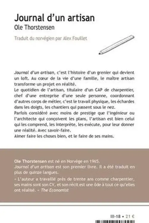 Journal d'un artisan, Ole Thorstensen