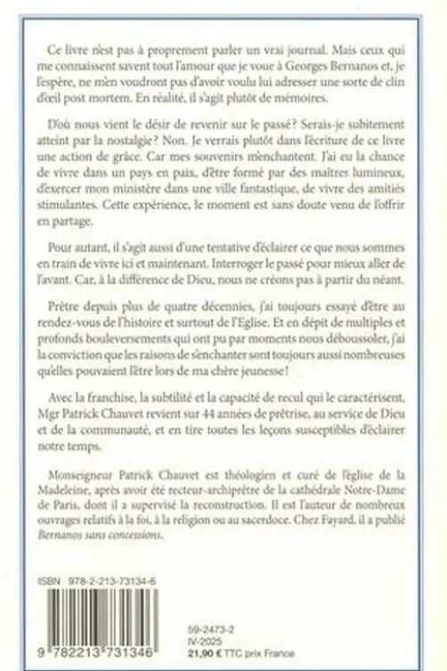 Journal d'un curé de Paris, Patrick Chauvet