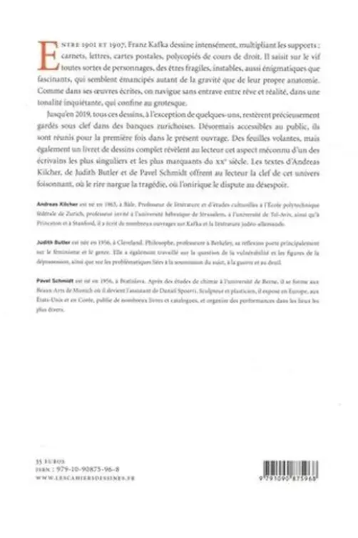 Kafka. Les dessins, Andreas Benjamin Kilcher