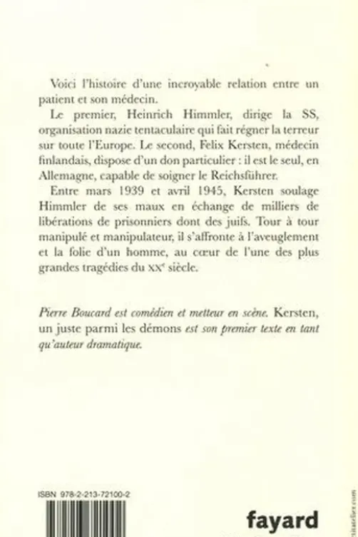 Kersten, un juste parmi les démons, Pierre Boucard