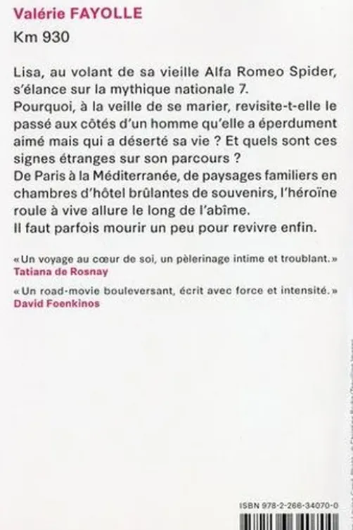 Km 930, Valérie Fayolle