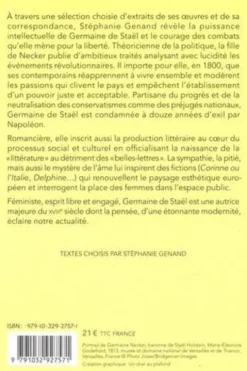 L'abécédaire de Germaine de Staël, Stéphanie Genand