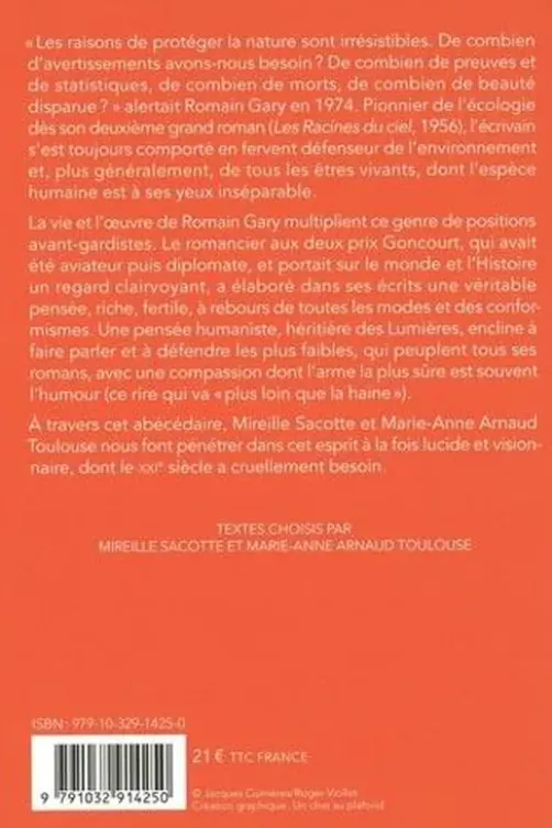 L'abécédaire de Romain Gary, Mireille Sacotte