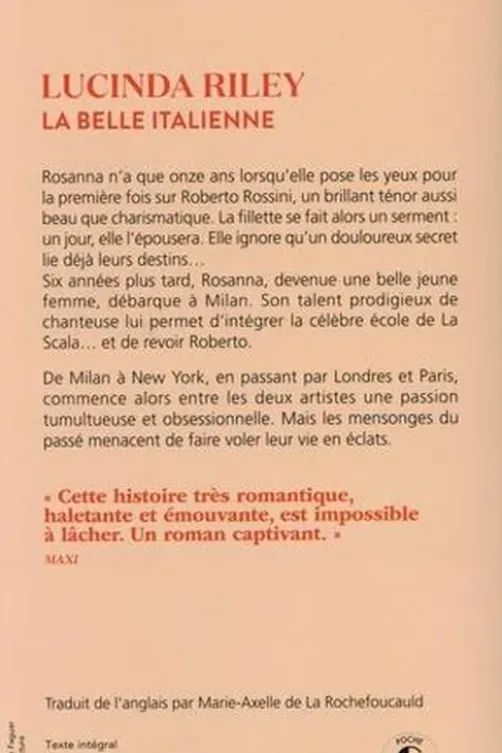 La belle Italienne, Lucinda Riley