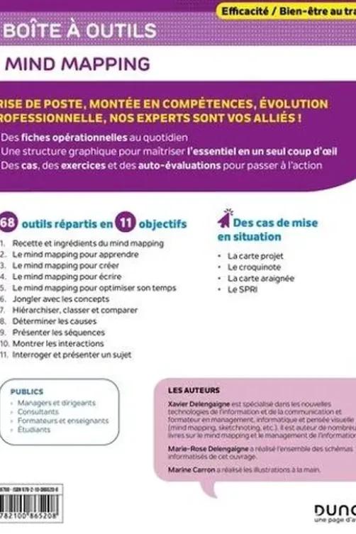 La boîte à outils du Mind Mapping. 3e édition, Xavier Delengaigne