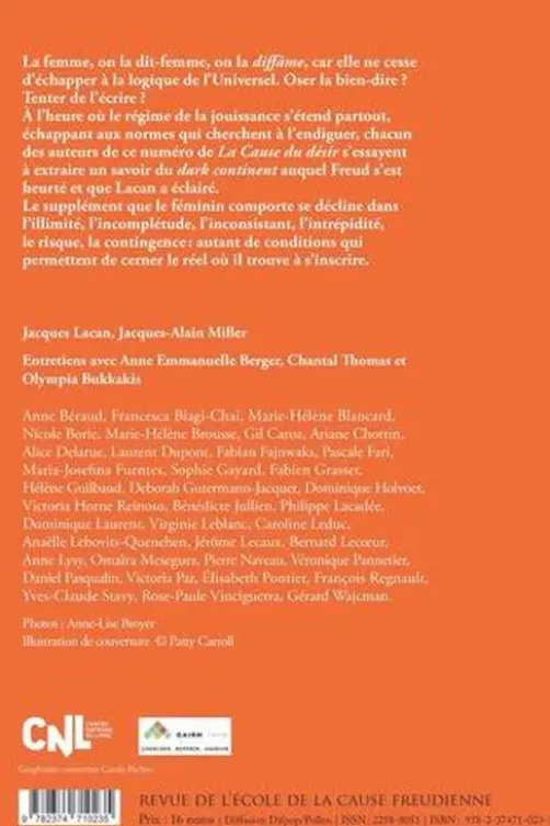 La Cause du désir N° 103, novembre 2019 : Celles qu'on dit femmes, Navarin